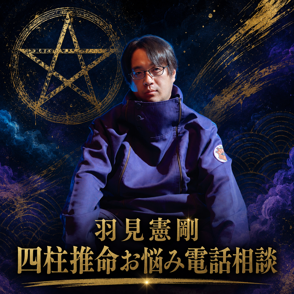 羽見憲剛先生 60分/ 四柱推命  電話人生相談